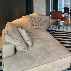 <span class=keywords><strong>Baxer</strong></span> hình đặc biệt một chỗ ngồi sofa ý tối giản ánh sáng sang trọng vải phòng khách hiện đại đơn giản Budapest lớn thẳng - Product Image 4