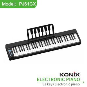 CN คีย์บอร์ดออร์แกนสัมผัสแบบพับได้61คีย์แบรนด์ดังเปียโนดิจิตอล - Product Image 2