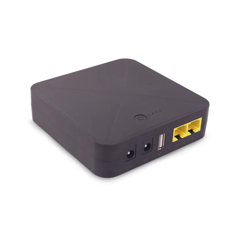 WGP WiFi yönlendirici Online 5V USB güç bankası yedek pil 8000mAh 48V POE DC 9V 12V mini UPS WiFi yönlendirici telekom Modem kamera için