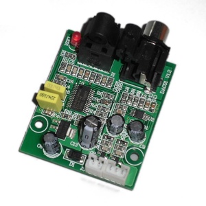 DAC Digital <strong>Decoder</strong> CS8416+CS4344 Optical Fiber Coaxial Digital Signal Input Stereo Audio Output Decod for Amplifier DIY