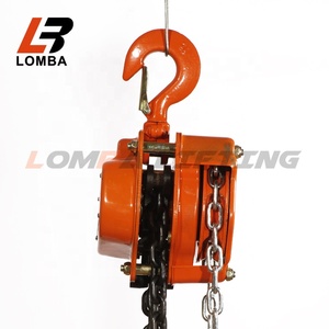 中国工厂高品质1.5吨手动环链葫芦高效链块 - Product Image 3