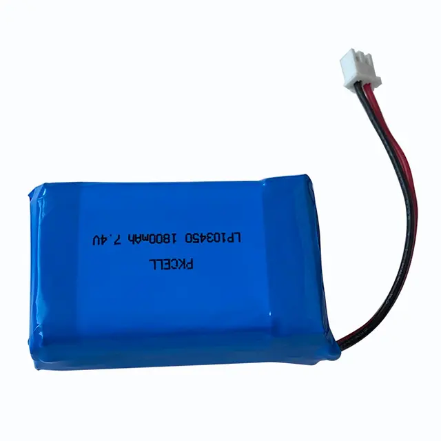 7.4V 1800MAh LP103450 7.4V 2000MAh 2s1p ชุดแบตเตอรี่แบบชาร์จไฟได้สำหรับโมดูลชาร์จไร้สายกระจกแต่งหน้าชุดไฟ