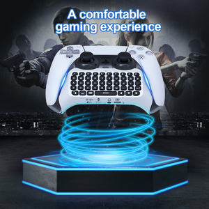 3,5mm Wireless Gamepad Keyboard Controller Chatpad Für PS5 Dual sense Eingebaute Lautsprecher Gamepad Tastatur - Product Image 5