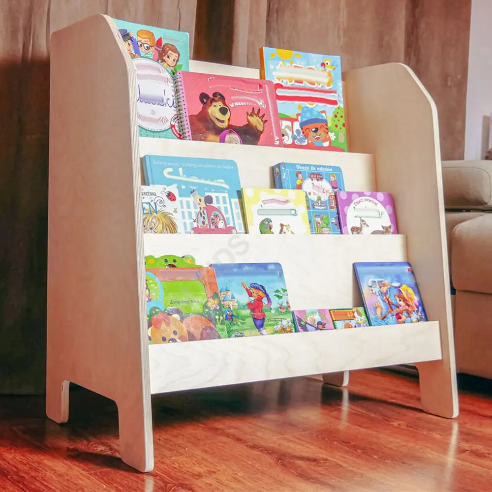 Montessori vertical sólida madeira leitura recanto crianças móveis cheep preços simples 3 camadas livro prateleiras