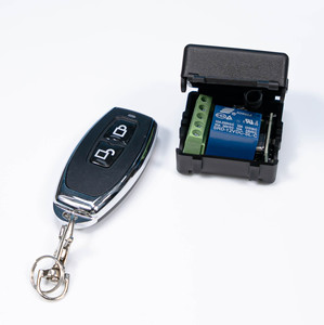433Mhz telecomando Wireless EV1527 Learning Code trasmettitore 2 pulsanti DC 12V 10A RF relè ricevitore interruttore 1 canale - Product Image 3