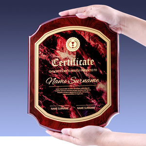 Noble Manufacturers Piano Lacquer Medals Trophy Cut Wood and Metal Plate Trophy <strong>Award</strong> Plaques Trophy - Product Image 3