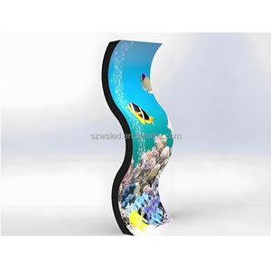Su misura P2-P4 SMD grande flessibile schermo di visualizzazione a LED speciale forma morbida a LED Video modulo da parete per i Media all'aperto e l'uso del palcoscenico - Product Image 5