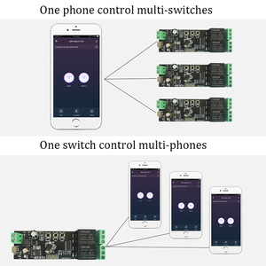 2CH Tuya Switch Wireless <strong>WiFi</strong> Switch Module Smart Life APP Remote Control DIY Smart Home 2Gang <strong>Relay</strong> - Product Image 4