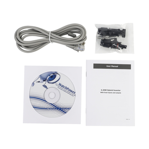 PowMr 6.2KW 48V a 220Vac Inversor MPPT 60-450V PV Rango de voltaje Entradas y salidas duales Inversor solar híbrido