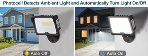 DLC Listed listelenen 50W DOB LED projektör alüminyum Knuckle braketi ile peyzaj uygulaması için IP65 değerlendirme - Product Image 6