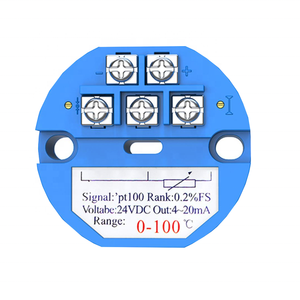 Módulo transmisor de temperatura de salida de 4-20mA 0-10V de alta calidad PT100 -50 °C-250 °C DC24V Sensor de temperatura de resistencia térmica - Product Image 3