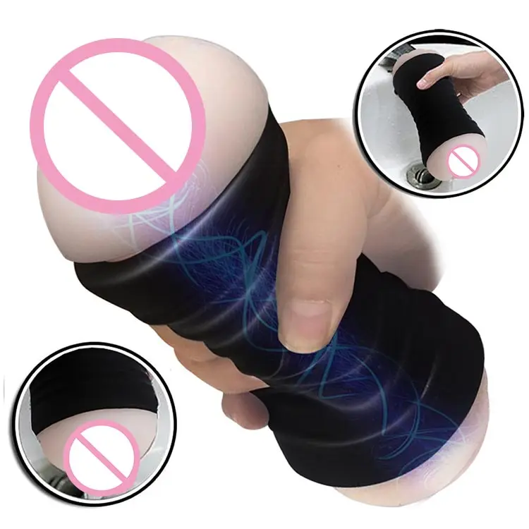 Hot Selling Male Double Headed Silikon Masturbation Cup Oral Sex Cup Muschi Anal 2 In 1 Mastur bator Sexspielzeug Für Männer Großhandel