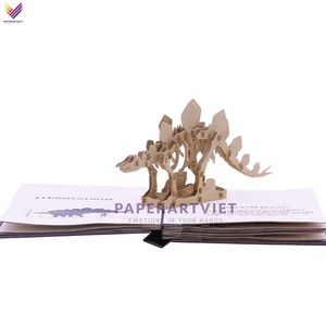 高品质3D儿童弹出式故事书定制设计-手工印刷激光切割价格由优质纸张制成