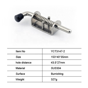 עיצוב מודרני קרוון נירוסטה סיכה צ 'ינג משאית כבדה דלתות קפיצים - Product Image 4