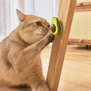 Nuevo se puede girar divertido Self-Hey Catnip Play Cat Toy Forma de aguacate Catnip Cat Toys - Product Image 3