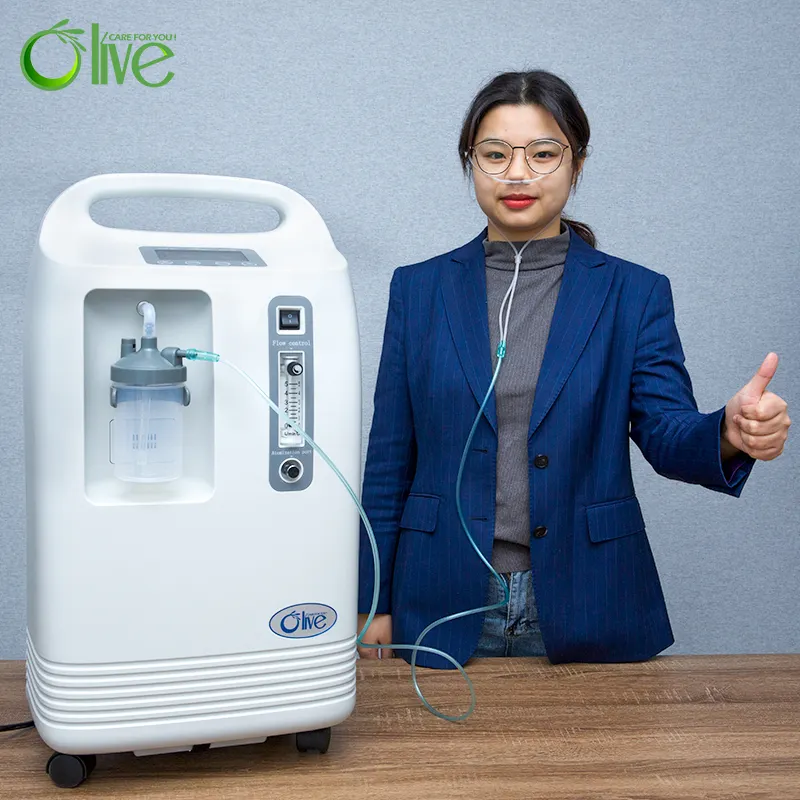 Olive Best and Efficient Household Oxygen Generator Medical Portable Oxygen Concentrator 10l 5l Oxygen-Concentrator for Hospital