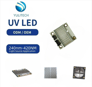 Fuente de luz LED de alta potencia 365nm 395nm UV COB 5W DC 12V Entrada para detección de moneda Diodo emisor de luz UVA - Product Image 1