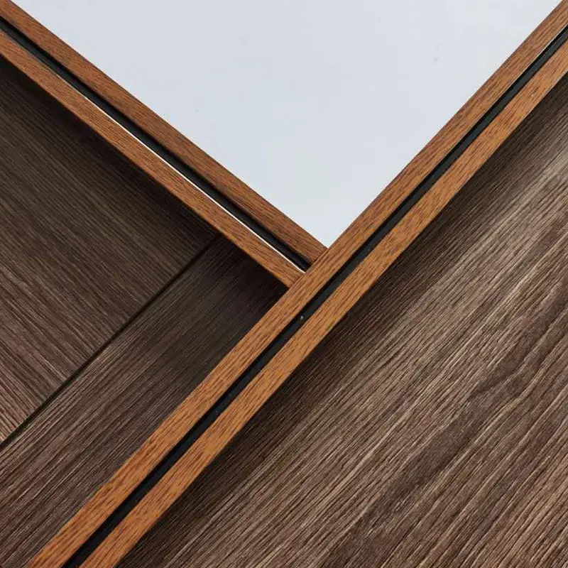 Diferentes tipos de techo desmontable, rejilla en t, principal, línea negra, ángulo de pared
