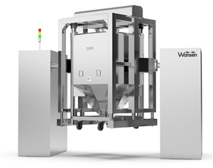 Otomatik toz Blender mikser karıştırma makinesi 400 Litre V mikser 400 maks. Yükleme hacmi 200kg 3-20(rpm) 1.5(kw) - Product Image 1