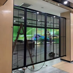 Impermeabile trasparente morbido Led maglia tenda schermo Display flessibile trasparente Led moduli Led per la pubblicità esterna - Product Image 1