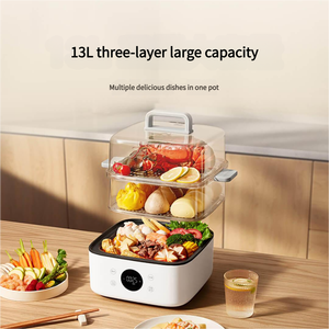 Xiaomi Mijia intelligente cibo elettrico piroscafo 13L macchina per la colazione domestica di grande capacità pentola a vapore multifunzionale