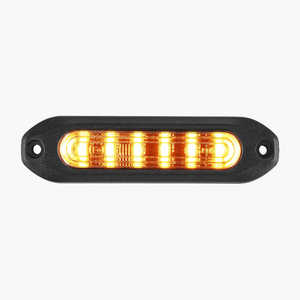 带6个发光二极管的频闪灯，橙色 - Product Image 1