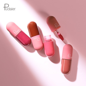 ลิปกลอสแต่งหน้าริมฝีปากเซ็ต18สีมินิแคปซูลสีชมพูลิปกลอสกำมะหยี่ถ้วยไม่เหนียวเหนอะหนะลิปสติกเนื้อแมทผิวเรียบทำจากแร่ - Product Image 5