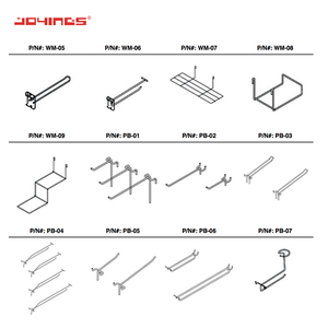 Il Disegno su misura Slatwall Display Accessori Dell'esposizione Di Sicurezza del Gancio - Product Image 2