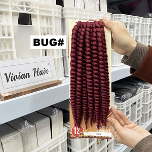 Bán Sỉ Đồ Chơi Tóc Bện Xoắn <span class=keywords><strong>Jumbo</strong></span> 12Inch 2 Lần Eve Bộ Sưu Tập Tóc Bện Tự Nhiên Châu Phi Tóc Móc Xoắn Kiểu Senegal Cho Trẻ Em - Product Image 6