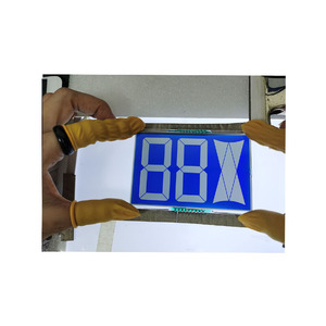 High Contrast Custom STN 7 segment display mit blau hintergrundbeleuchtung aufzug LCD display