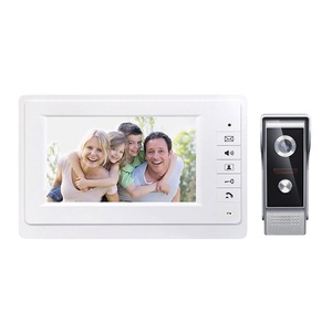 Sistema de intercomunicación bidireccional de 7 pulgadas, timbre de vídeo de seguridad para el hogar con 4 cables, PST-VD07L de desbloqueo de puerta