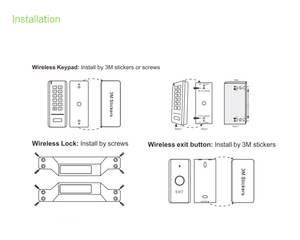 433MHz Rolling Code of <strong>Encryption</strong> Algorithm WS2-K <strong>Wireless</strong> Access Control Kits - Product Image 6