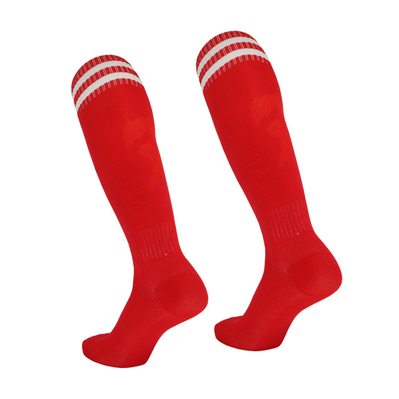 Red Socks with White Stripes