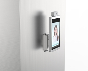 Venta caliente 8 pulgadas Temperatura de reconocimiento facial 20.000 caras capacidad de almacenamiento cerradura de puerta de reconocimiento facial - Product Image 3