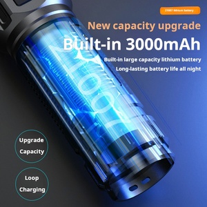 P50 1000 Lumens Cao Lumens LED Có Thể Sạc Lại Chiến Thuật Đèn Pin 3 Chế độ Cơ Thể Hợp Kim Nhôm Không Thấm Nước USB Cho Nhà Trường Hợp Khẩn Cấp - Product Image 5