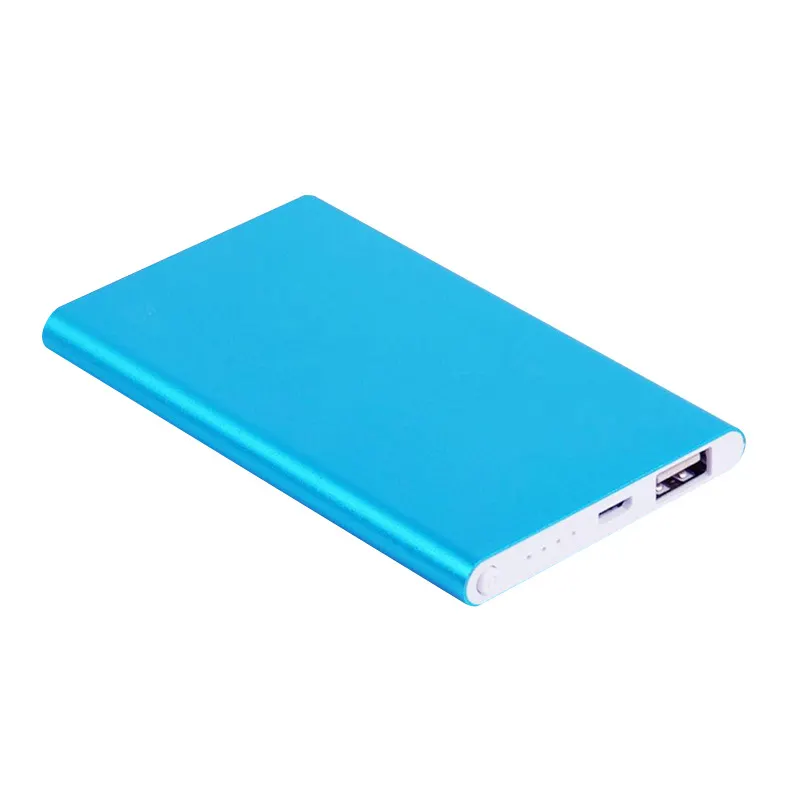 Vendita Calda Portatile 5000mAh Slim Banca di Potere Logo Personalizzato Regalo Promozionale Caricatore Mobile della Banca di Potere