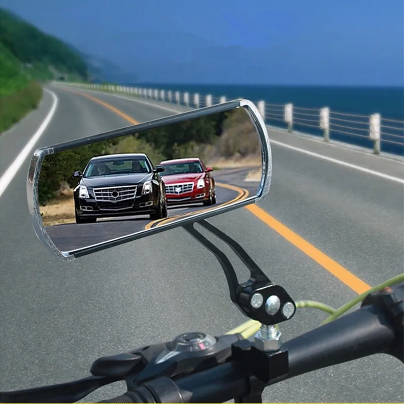 Adjustable Handlebar Aluminum Alloy Bicycle Rearview Mirror For Road Bike Mountain