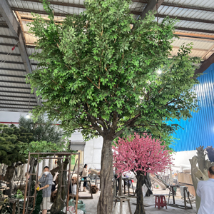 Custom Indoor Large Decorative Banyan <strong>Trees</strong> <strong>DIY</strong> Natural-Looking Fake Ficus Branch Trunk 3m to 6m Fiberglass Banyan <strong>Tree</strong> - Product Image 1