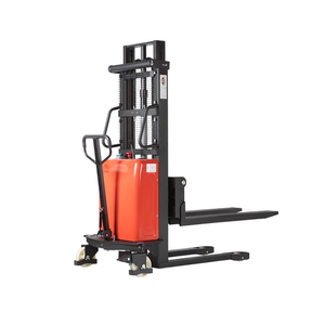 6 metre yarı elektrikli istifleyici pil taşınabilir forklift 1ton 1.5ton mini elektrikli lift palet taşıyıcı istifleyici - Product Image 3