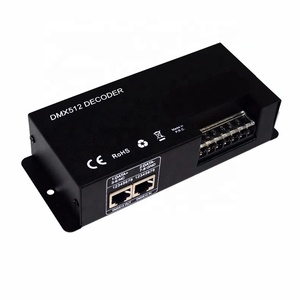 3CH 4CH DMX 512 декодер RGB RGBW светодиодные полосы контроллер