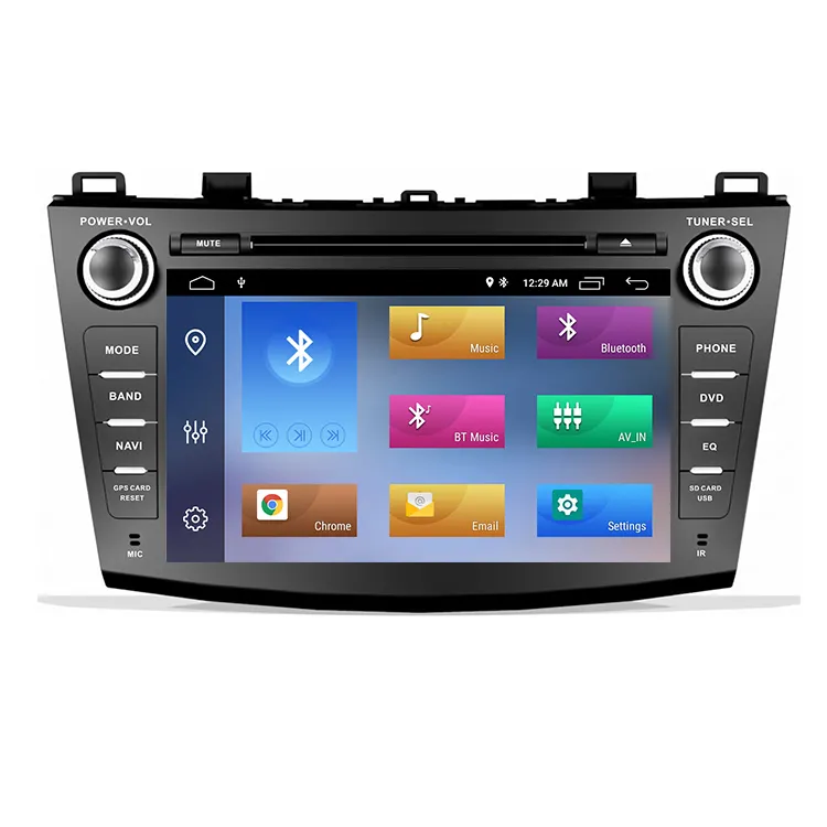 8" Android 12 Car DVD Player for Mazda 3 Mazda3 2010-2013 with BT Wifi Radio GPS SWC RDS Mirror-Link Carplay DSP