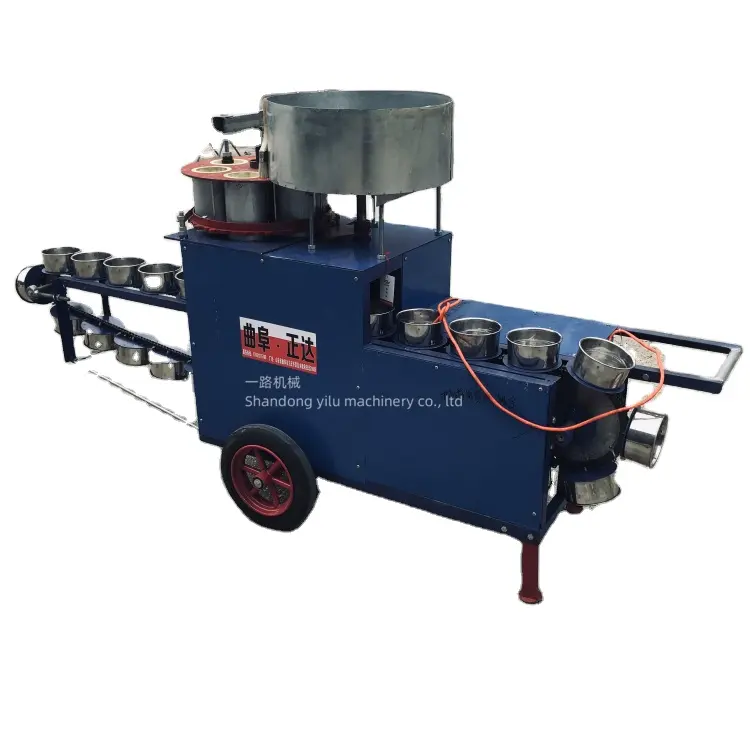 Greenhouse flower nutrition pot semi-automatic loading machine