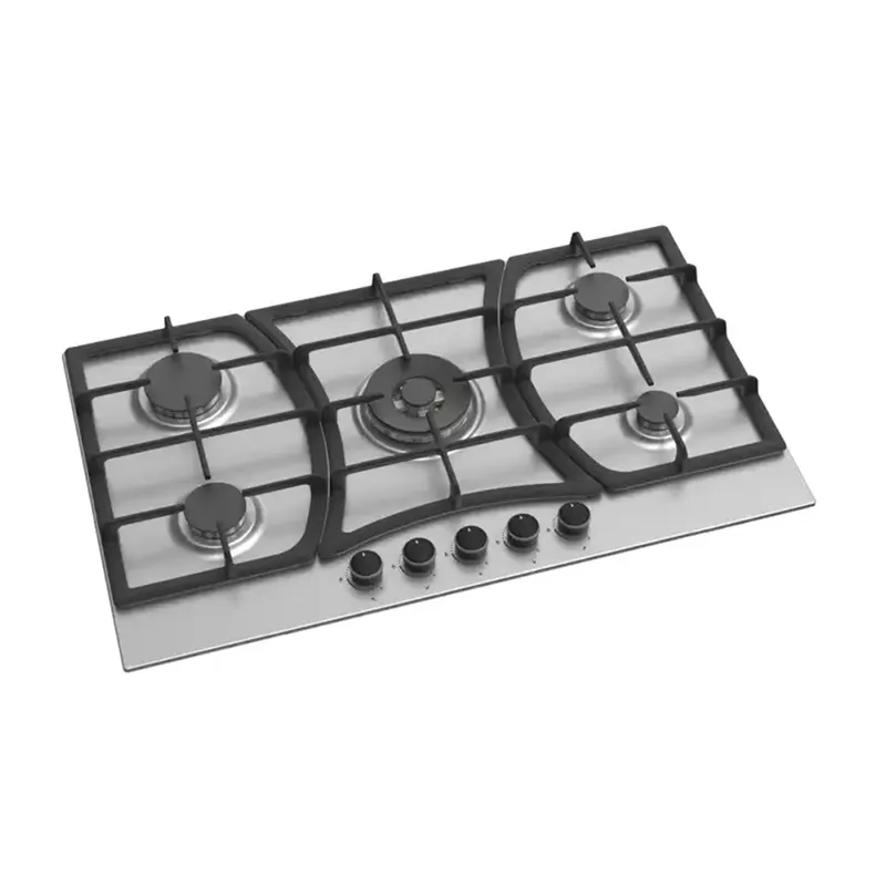 ストーブコンロ調理器ポータブル誘導ガス調理器部品5バーナーガス炊飯器中国卸売トップガラス製