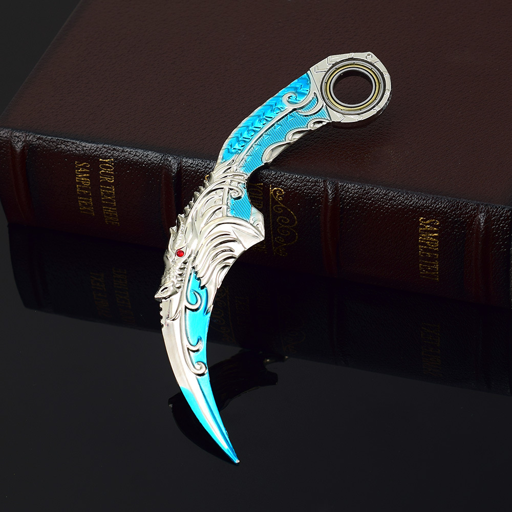 5Five-clawed blue dragon (17cm)