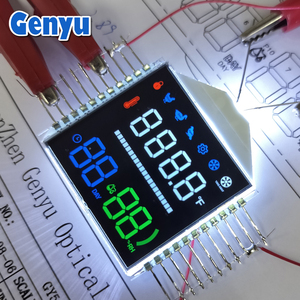 Schermo LCD personalizzato sfondo nero con retroilluminazione bianca 4 cifre 7 segmento Display LCD - Product Image 3