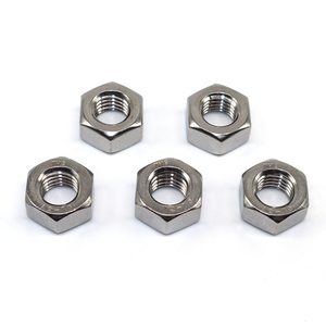 Écrou hexagonal en acier inoxydable DIN934 Prix d'usine M1 M1.4 M1.6 M2 M2.5 M3 M4 M5 M6 M8 Écrou hexagonal personnalisé - Product Image 1
