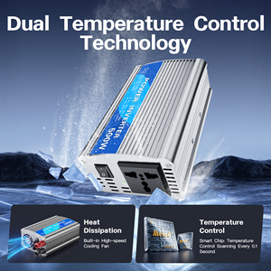Multi-Voltage DC <strong>Input</strong> 12V/24V/48V/60V to 220V 50Hz 60HZ 500W Modified Sine Wave Power <strong>Inverter</strong> with External Fuse - Product Image 4