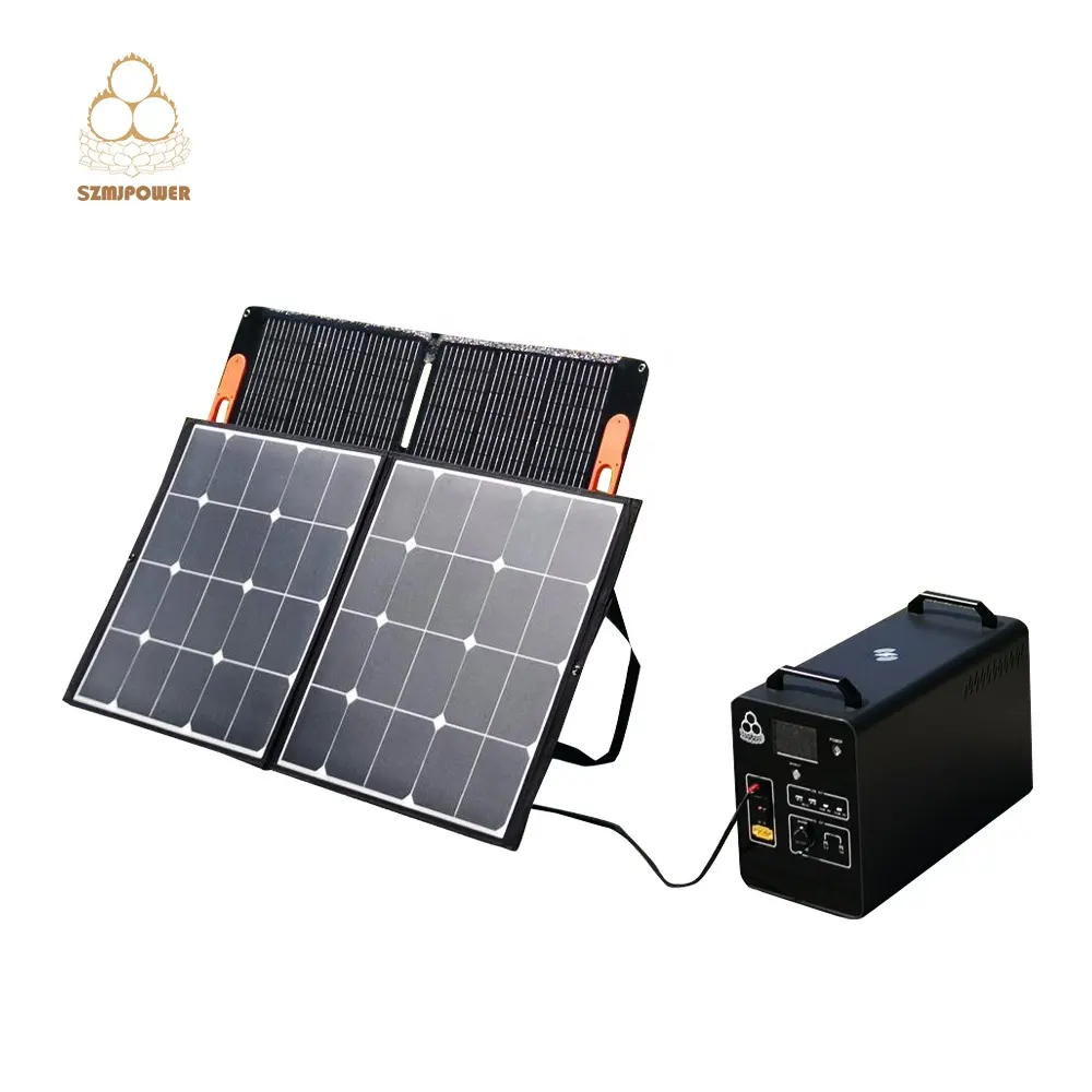 SZMJPOWER солнечный продукт, китайский завод, рекомендуемый 1000 Вт портативный солнечный генератор