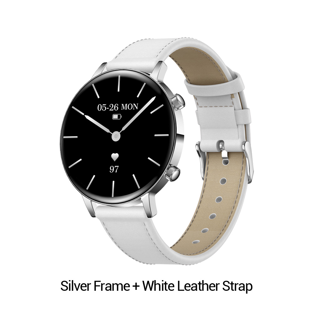 Bracelet en cuir blanc