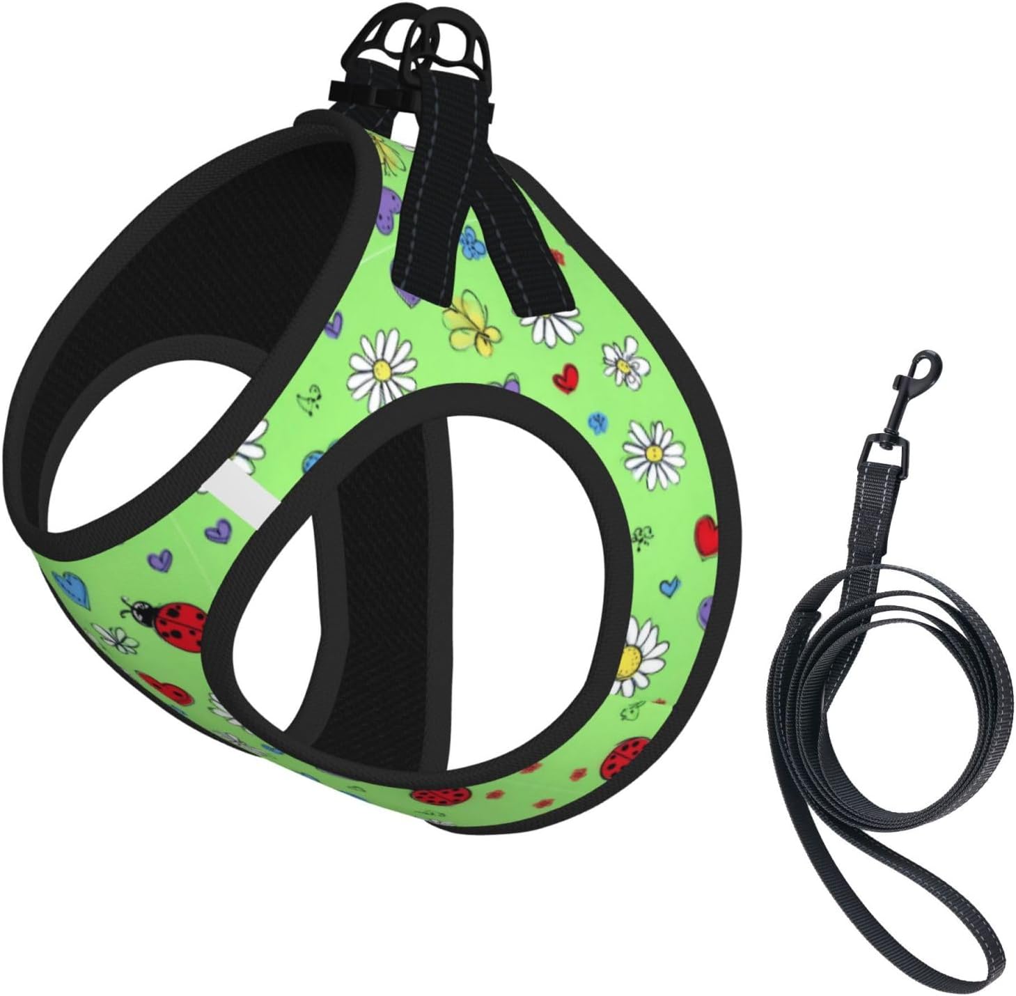 Cartoon Ladybugs Floral